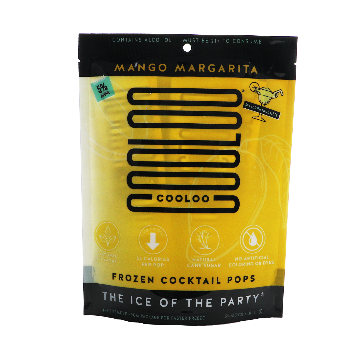 Cooloo Mango Margarita Cocktail Pops