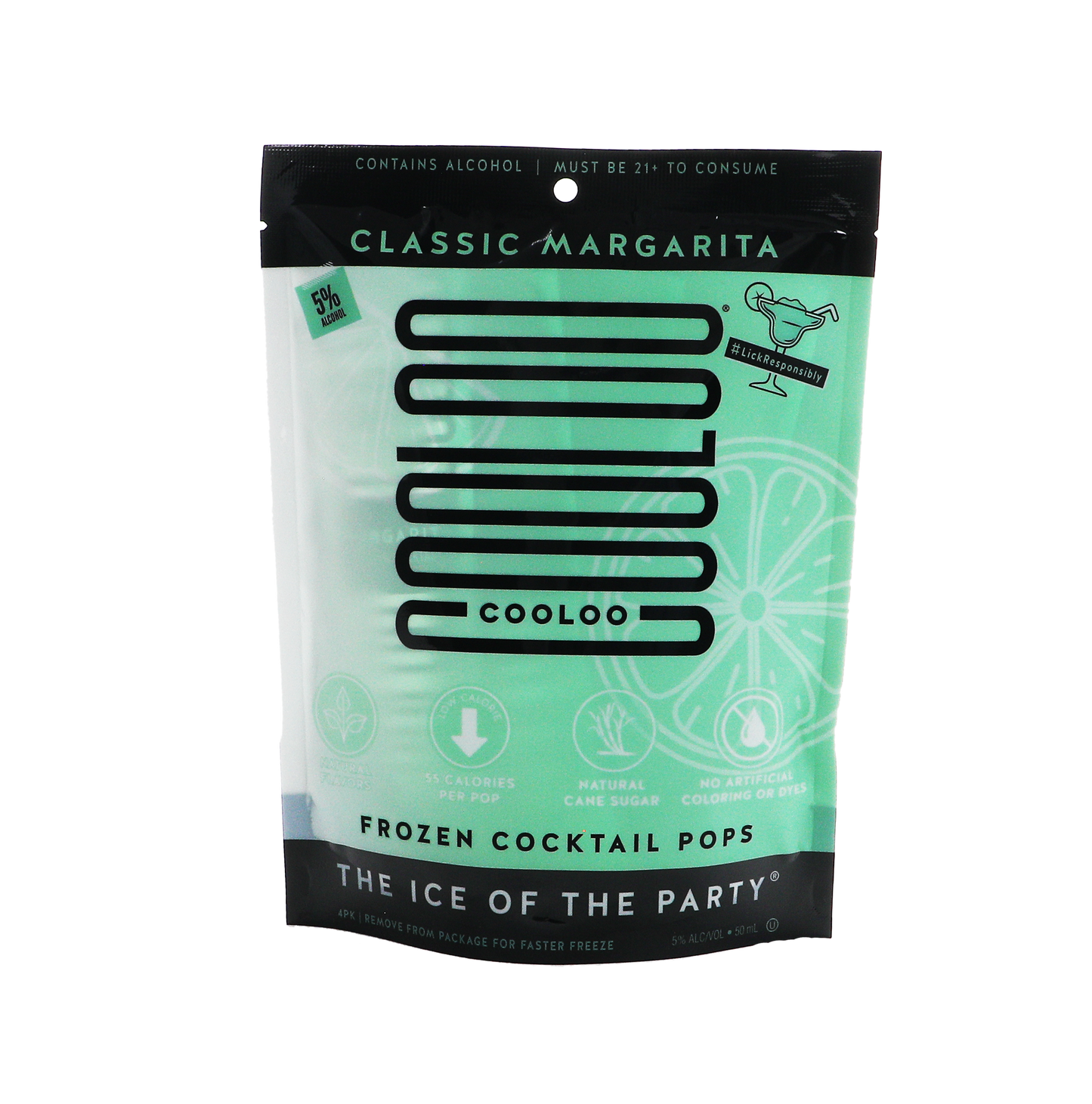 Cooloo Classic Margarita Cocktail Pops